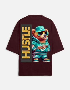 hustle oversized tshirt