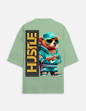 hustle oversized tshirt