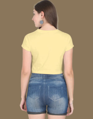good vibes butterfly crop top