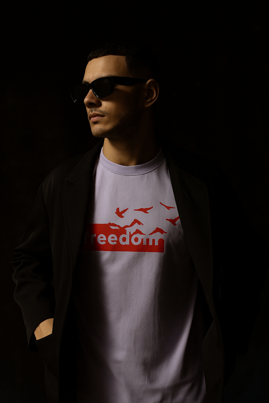 freedom graphic t shirt