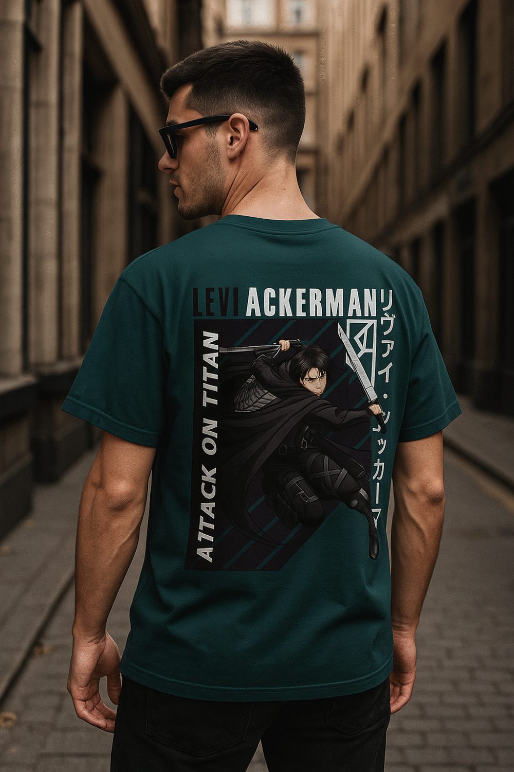 levi ackerman attack on titan t shirt – unisex anime graphic tee