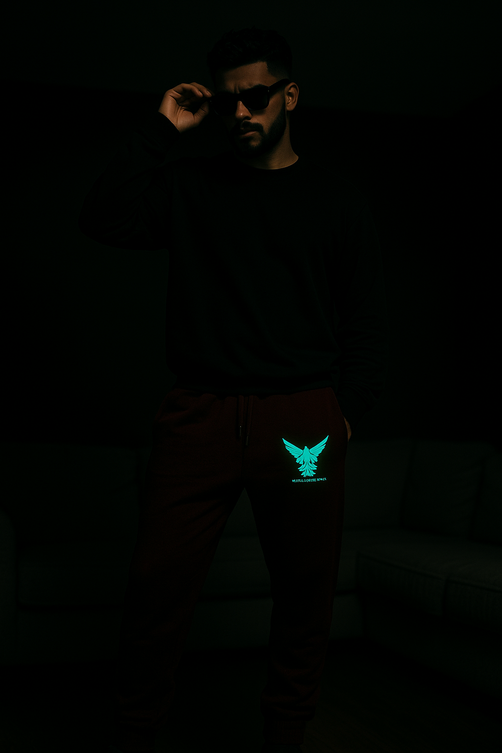 skygliders reflective joggers – unisex streetwear pants for men & women