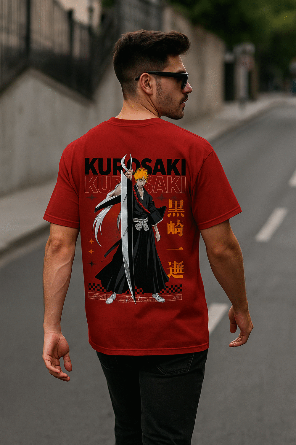 kurosaki unisex oversized classic t shirt
