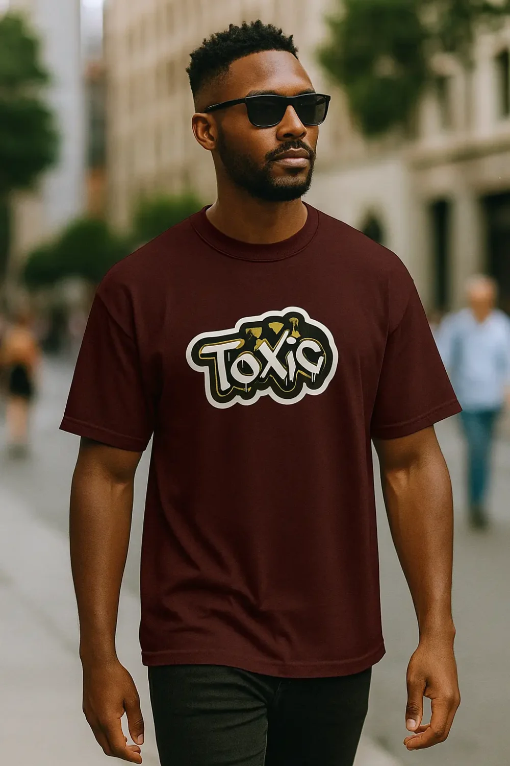 I’m Toxic Oversized T-Shirt – Radioactive  Streetwear Tee