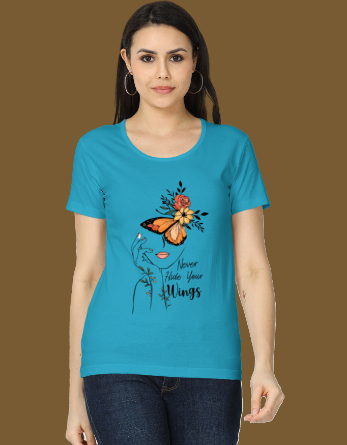 Never Hide Your Wings Girls Tshirt