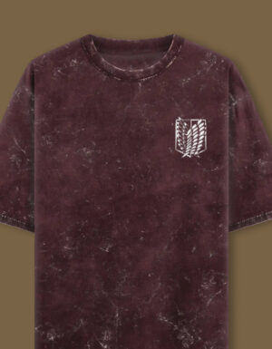 dragon fly unisex acid washed oversized tee