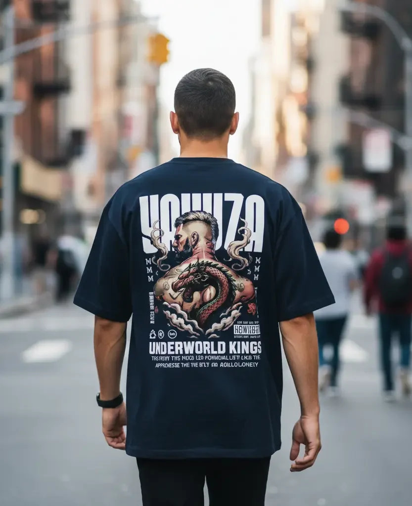 Oversized Jade Yakuza T-Shirt – Underworld Kings Edition