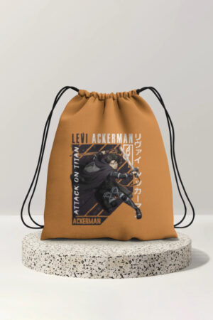 Attacl On Titan Drawstring Bag