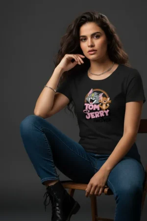 Tom & Jerry Cartoon Women’s T-Shirt