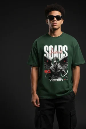 Bottle Green Sparta T-Shirt – Soars Warrior Edition (Unisex)