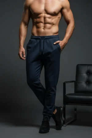 Navy Blue Unisex Joggers