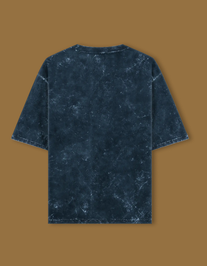 Drips & Drops" Oversized Acid Wash T-Shirt