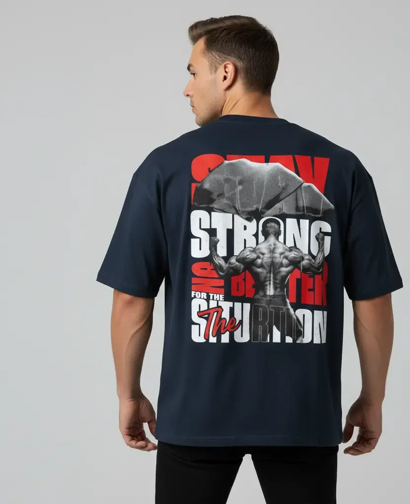 “Stay Strong No Matter the Situation” Oversized Tee- Unisex Oversized Classic T-Shirt