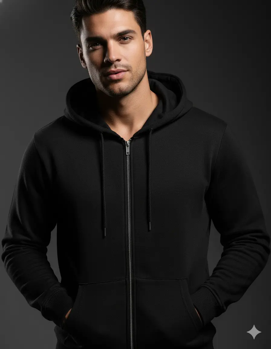 Gears and Cogs Unisex Zip Hoodie - Image 3