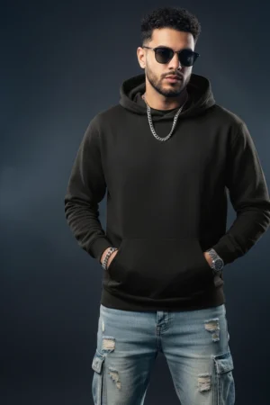 Classic Black Unisex Hoodie  | Minimal. Comfy. Timeless.