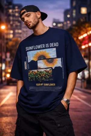 Sunflower Is Dead Oversized Tee