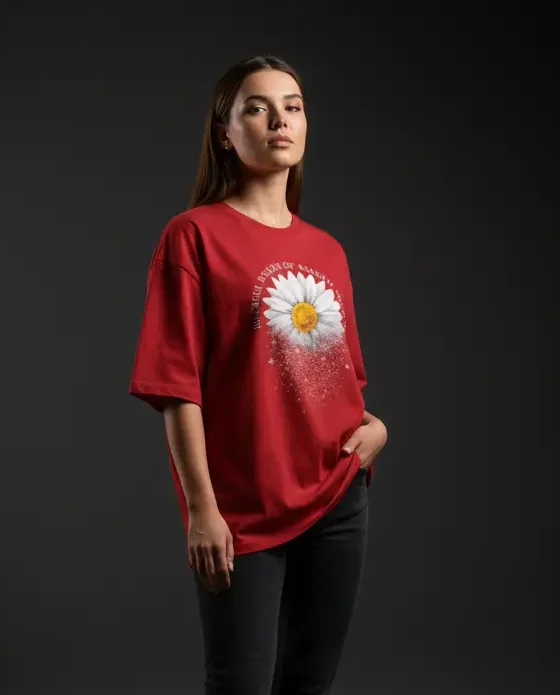 Whisper Words of Wisdom Oversized Tee - Image 4